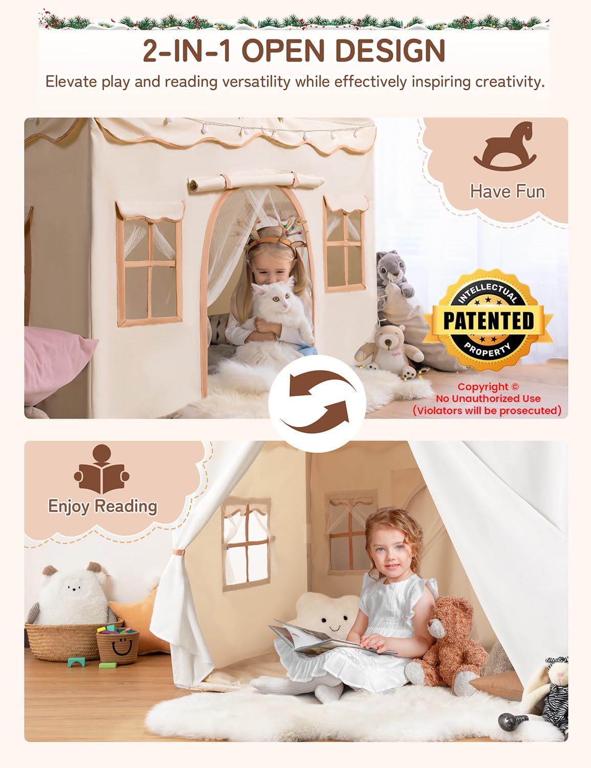 EL 1009H- Kid's House Tent g
