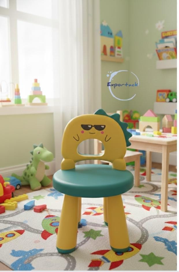 EL 1014Y: Kid's Cartoon Chair- Yellow